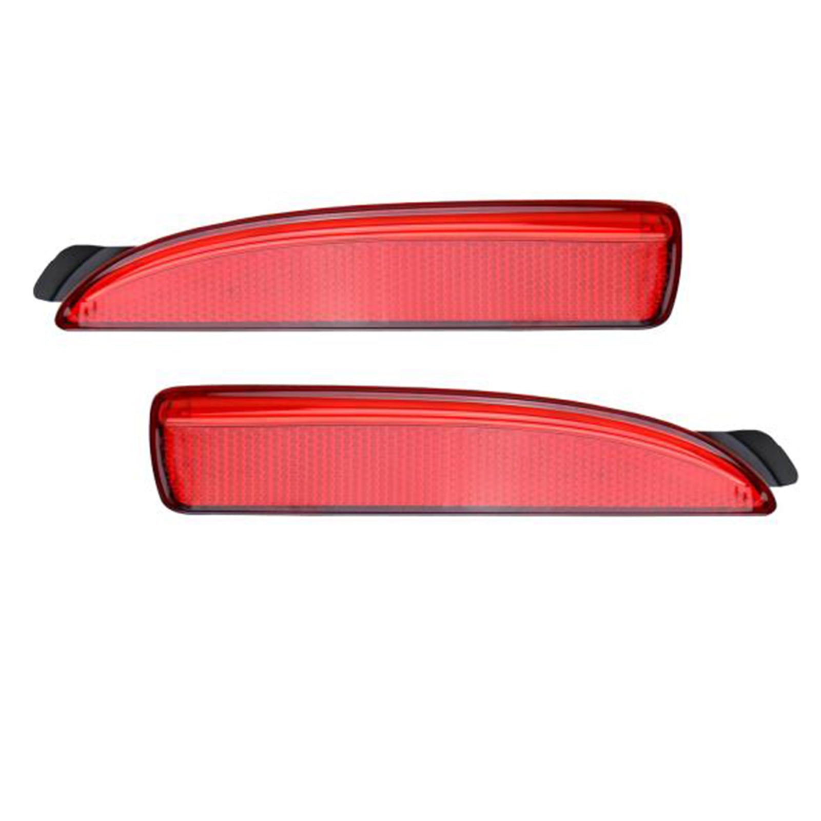 2x Red Lens Bumper Reflector LED Tail Stop Brake Light For Mazda 5 6 Mazda 3 4DR OEM#D350-51-5L0C, D350-51-5L0E; D350-51-5M0C, D350-51-5M0E