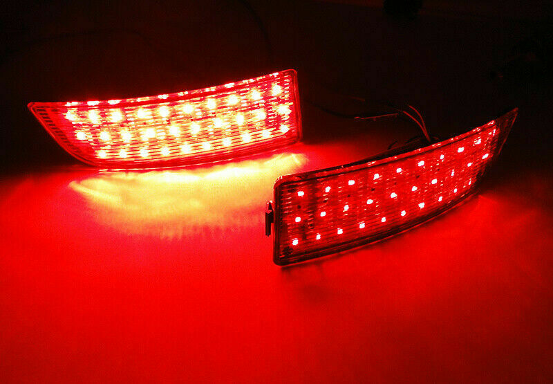 For 2007-2018 Mercedes Sprinter W906 Red Lens LED Rear Bumper Stop Brake Lights OEM#2E0945105A 2E0945105 68012886AA 68012887AA , A9068260140 A9068260040 9068260140 9068260040