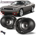 Clear Lens Halogen Fog Lights Kit For 2015-2023 Dodge Challenger Switch Bezel Wires Assembly 55W  4300K  H8 / H11 OEM# 5182021AB,68259663AA, 68259662AA ,CH2594105,CH1038177, CH1039177