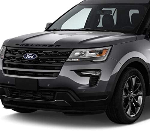 Built-in LED Fog Lights Kit for 2018 2019 Ford Explorer (OE Style Clear Lens with Switch, Relay, Bezels, Wires) OE# HS7Z15200F / HS7Z15201F, FO1039181 / FO103818