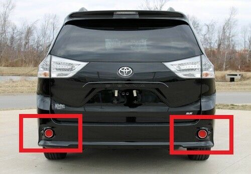 2x Clear Lens LED Bumper Reflector Tail Brake Stop Light For Corolla Scion xB iQ OEM#TO2830104C,8191002040   8191002040 81910-02040 TO2830104