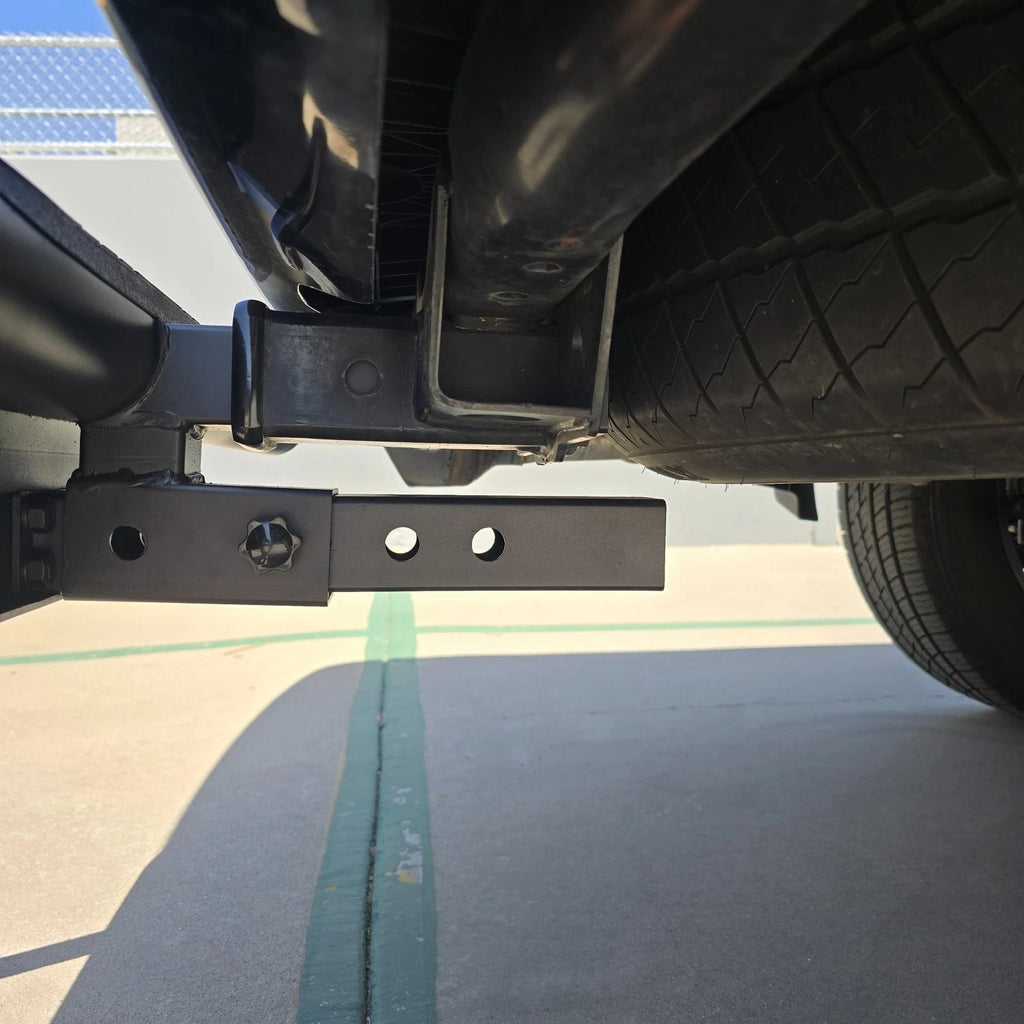 For 2" Receiver Heavy Duty Steel Tow Hitch Drop Step Bar Black Extend Extendable