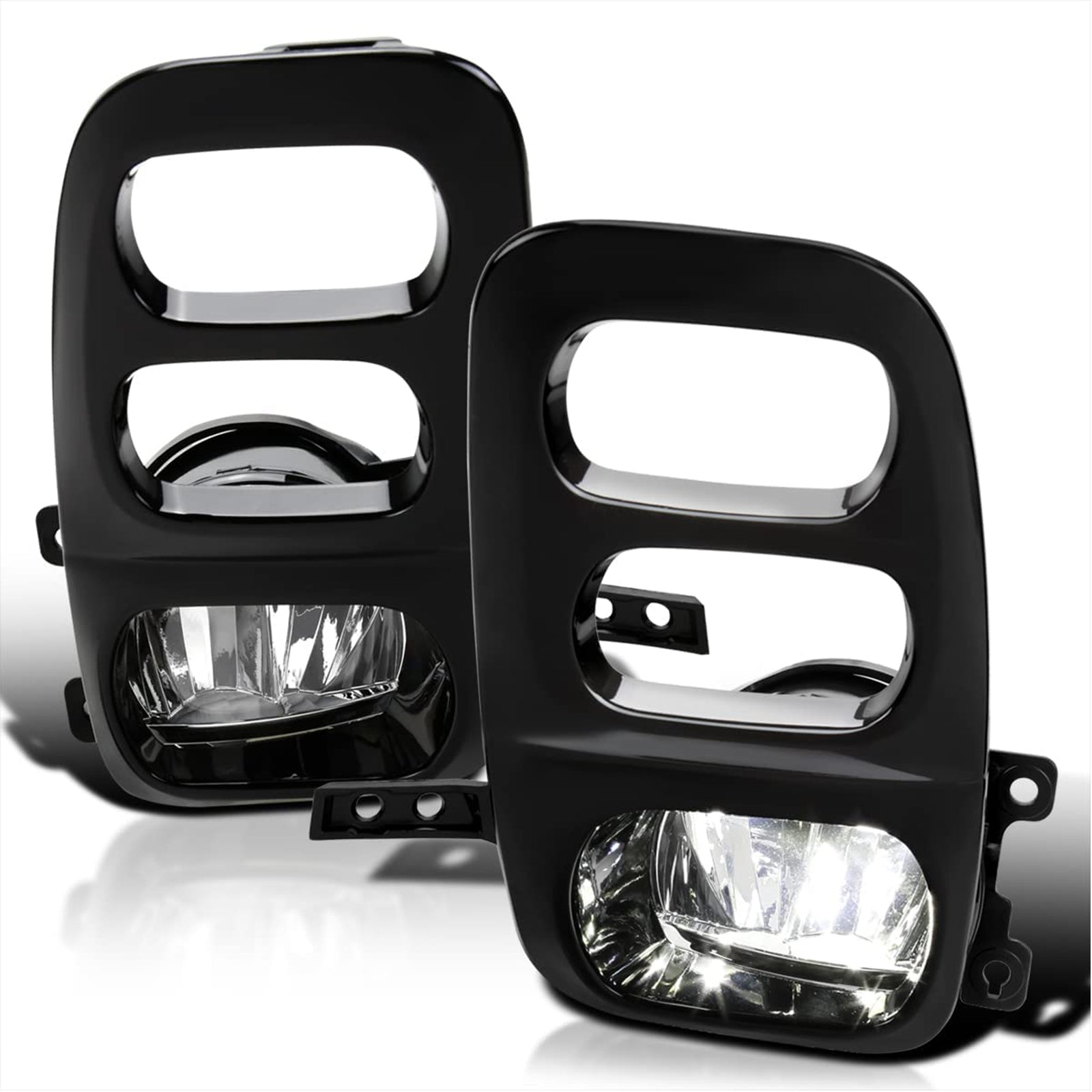 Clear Lens LED Fog Lights Kit For 2021-2022 Honda Odyssey with Switch Bezel Wires Relay OEM# 33950TEYY01 / 33900TEYY01,HO2592144 / HO2593144 19-6225-00 / 19-6226-00
