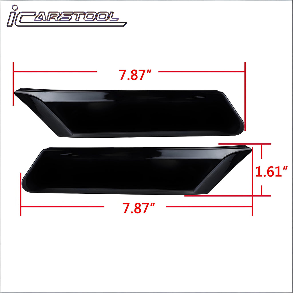 Smoke Lens Amber LED Side Marker Signal Lights For Porsche Boxster/Carrera 911/Cayman  OEM# 98763103302 98763103402 99763103802