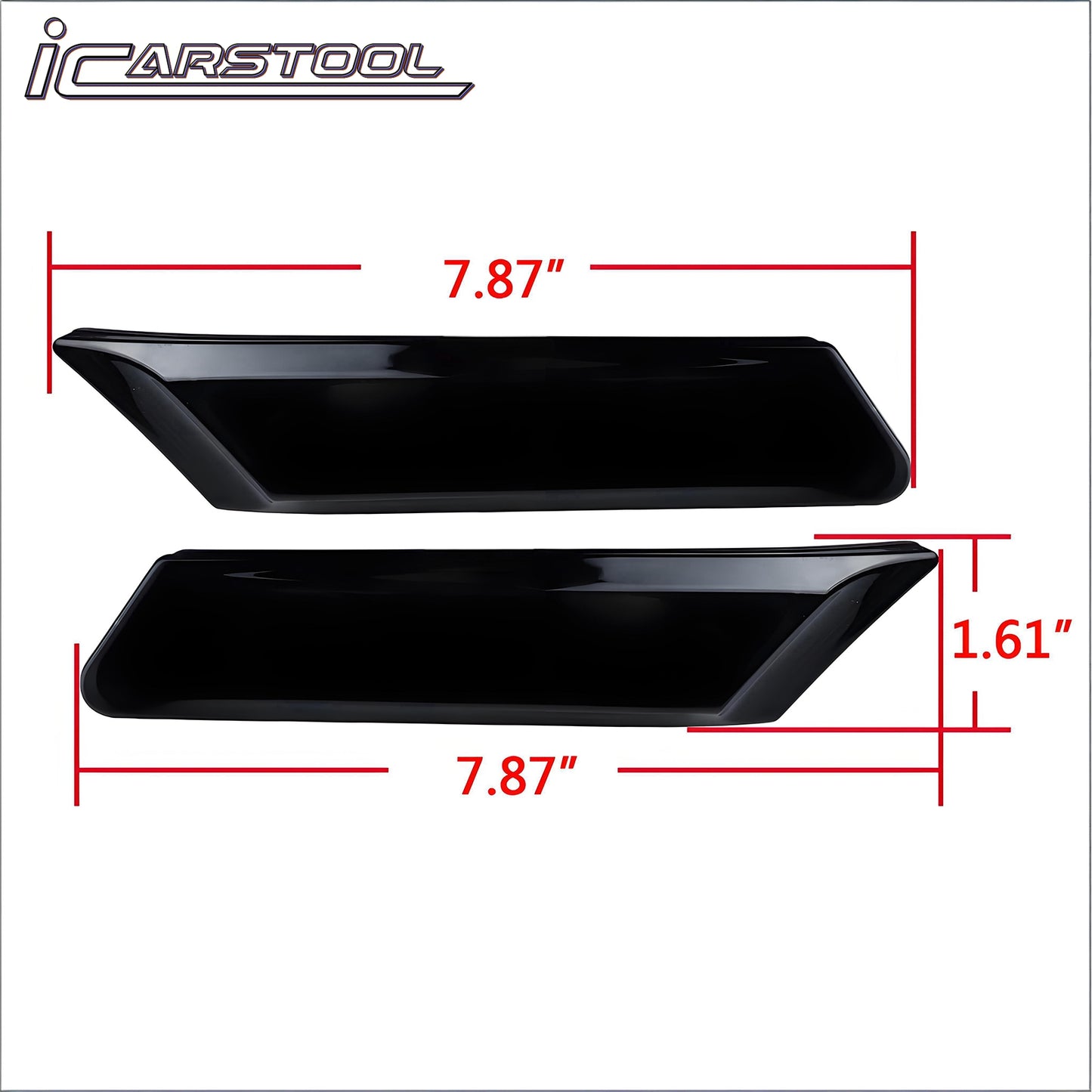 Smoke Lens Amber LED Side Marker Signal Lights For Porsche Boxster/Carrera 911/Cayman  OEM# 98763103302 98763103402 99763103802