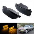 Smoke Len LED Front Bumper Turn Signal Lights For Subaru Impreza 2.5RS 1999-2001 OEM#SU2530104  SU2531104