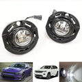 Fog Lights  for 2015 2016 2017 2018 2019 Dodge Charger SRT, OE Style Clear Lens Built-In LED Fog Lamps Assembly OE#68228884AC / CH2592153
