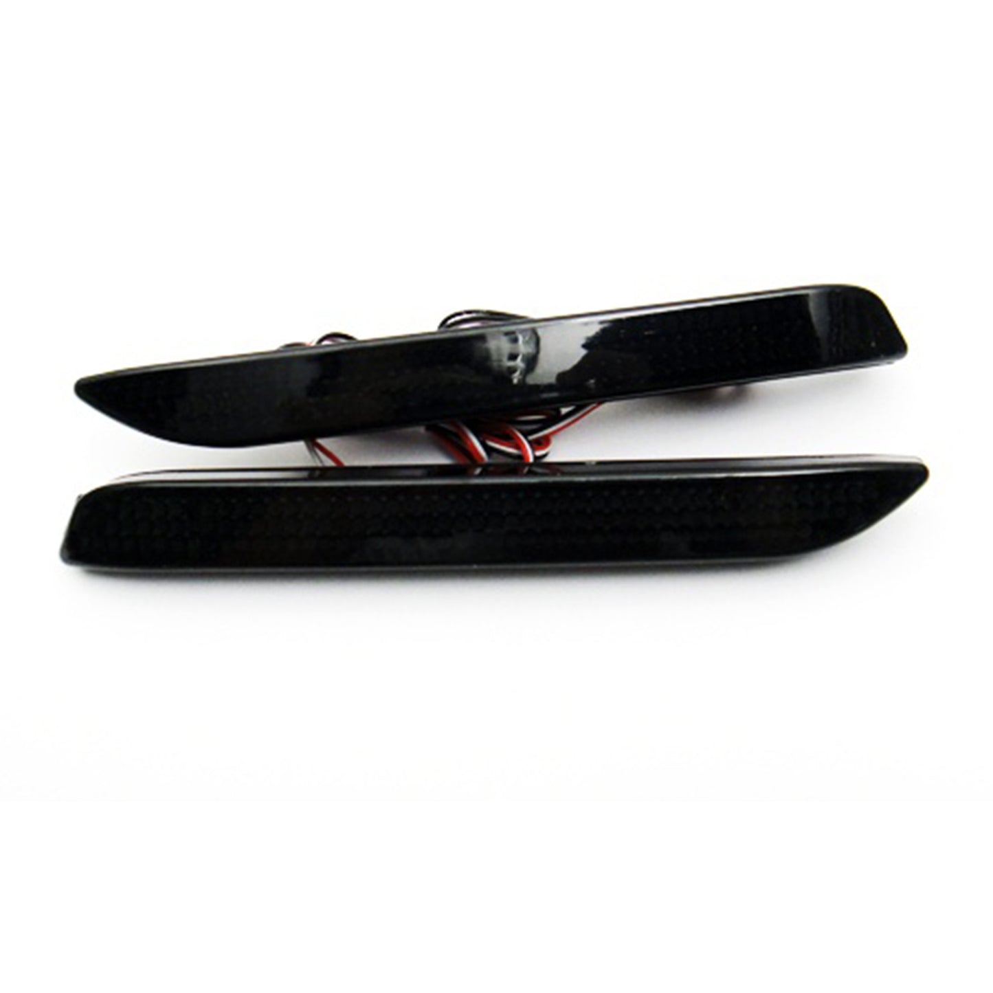 2x Smoked LENS Bumper Reflector LED Tail Brake Lights For 1999-2003 Lexus RX300 2015-up Lexus RC