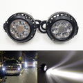 For2007-2014 Chevy Suburban models with round LED Clear Lens Fog Driving Lights Lamps Pair（Do not fit Off-road models）OEM#GM2590104 / 15839896