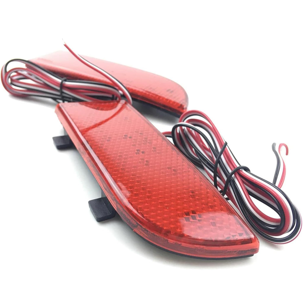 Red Lens LED Rear Bumper Reflector Brake Lights For Mercedes-Benz Viano/Vito W639 OEM#A6398260040, A6398260140, A6398260440, A6398260540