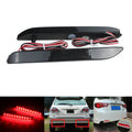 2x Smoked LENS Bumper Reflector LED Tail Brake Lights For 1999-2003 Toyota Harrier 2013-2014 Toyota Avalon