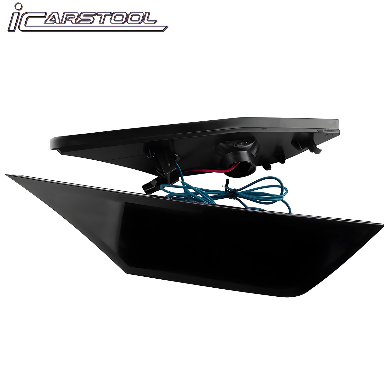 LED Front Black Bumper Amber Side Marker Turn Signal Light & DRL For Honda Civic OEM#33850TBAA02/33800TBAA02, 33850-TBA-A02, 33850-TBA-A01; 33800-TBA-A02, 33800-TBA-A01; 34300-TET-H01, 34350-TET-H01