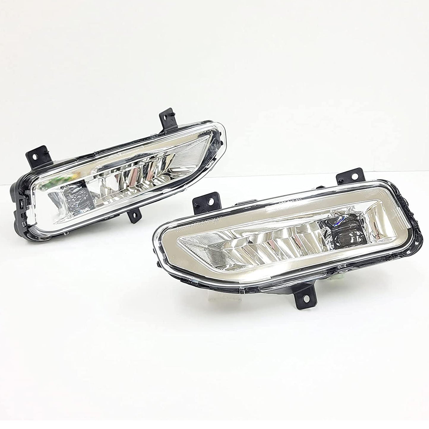 Clear Lens LED Fog Lights Kit For 2022-2025 Nissan Frontier with Wires Switch Relay 6000K White OEM#261558995A, 261508995A NI2592139, NI2593139