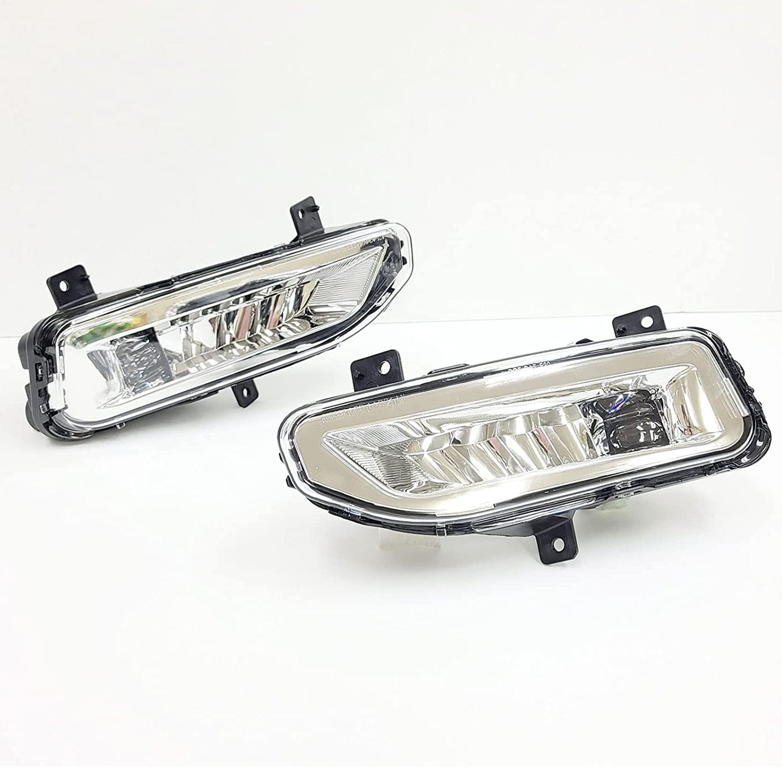 Clear Lens LED Fog Lights Kit For 2022-2025 Nissan Frontier with Wires Switch Relay 6000K White OEM#261558995A, 261508995A NI2592139, NI2593139