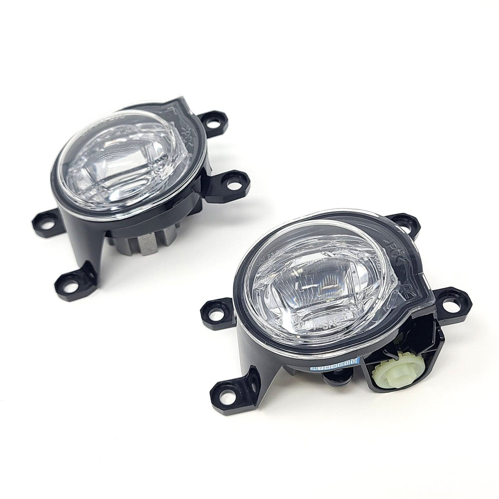 Dual Color LED Fog Driving Lights Kit Wire Switch Bezel For 2019 2020 2021 2022 2023 2024 Toyota Rav4 Rav 4 White DRL Amber Signal Sequential Accessories Lamps