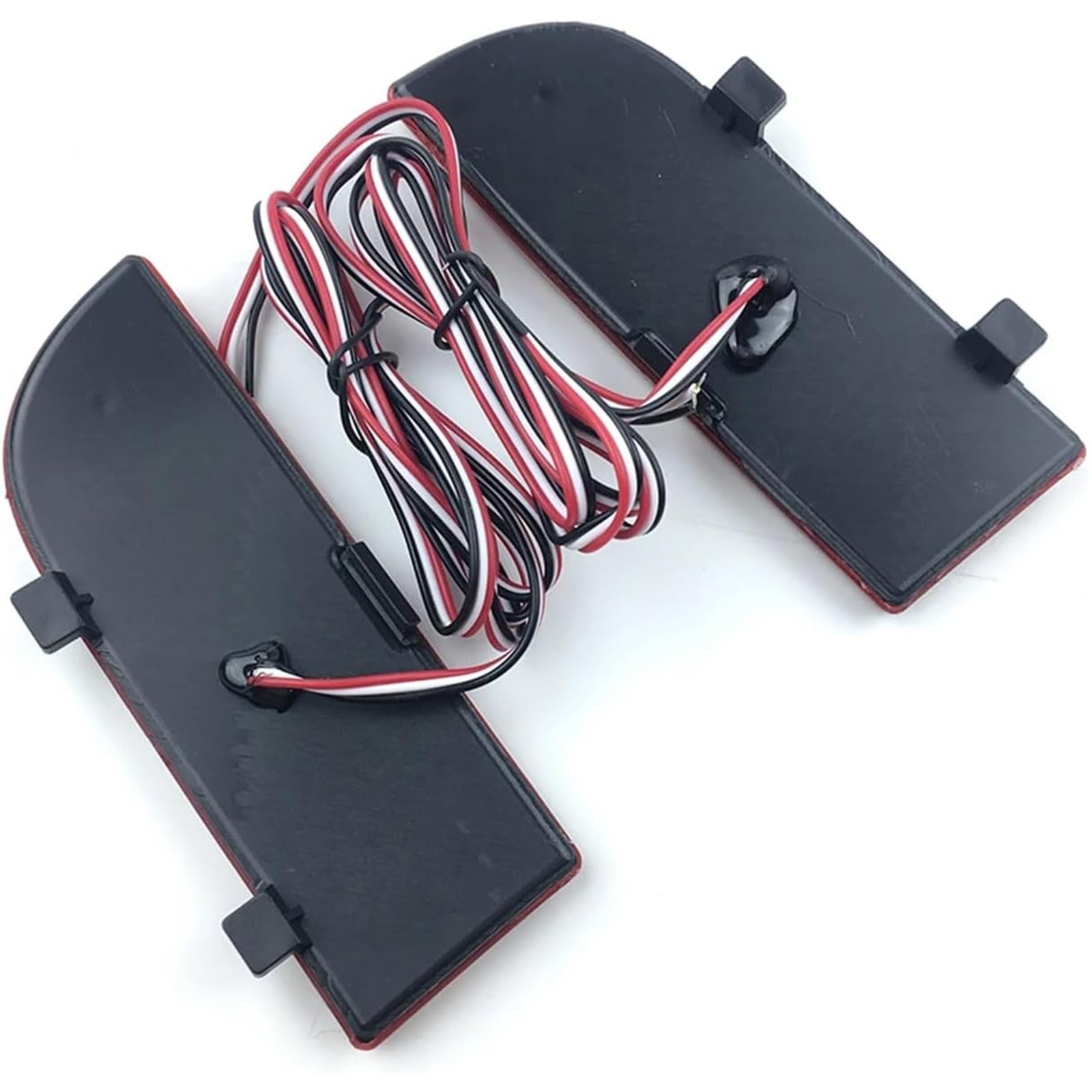 Red Lens LED Rear Bumper Reflector Brake Lights For 03-14 Mercedes-Benz Viano OEM#A6398260040, A6398260140, A6398260440, A6398260540