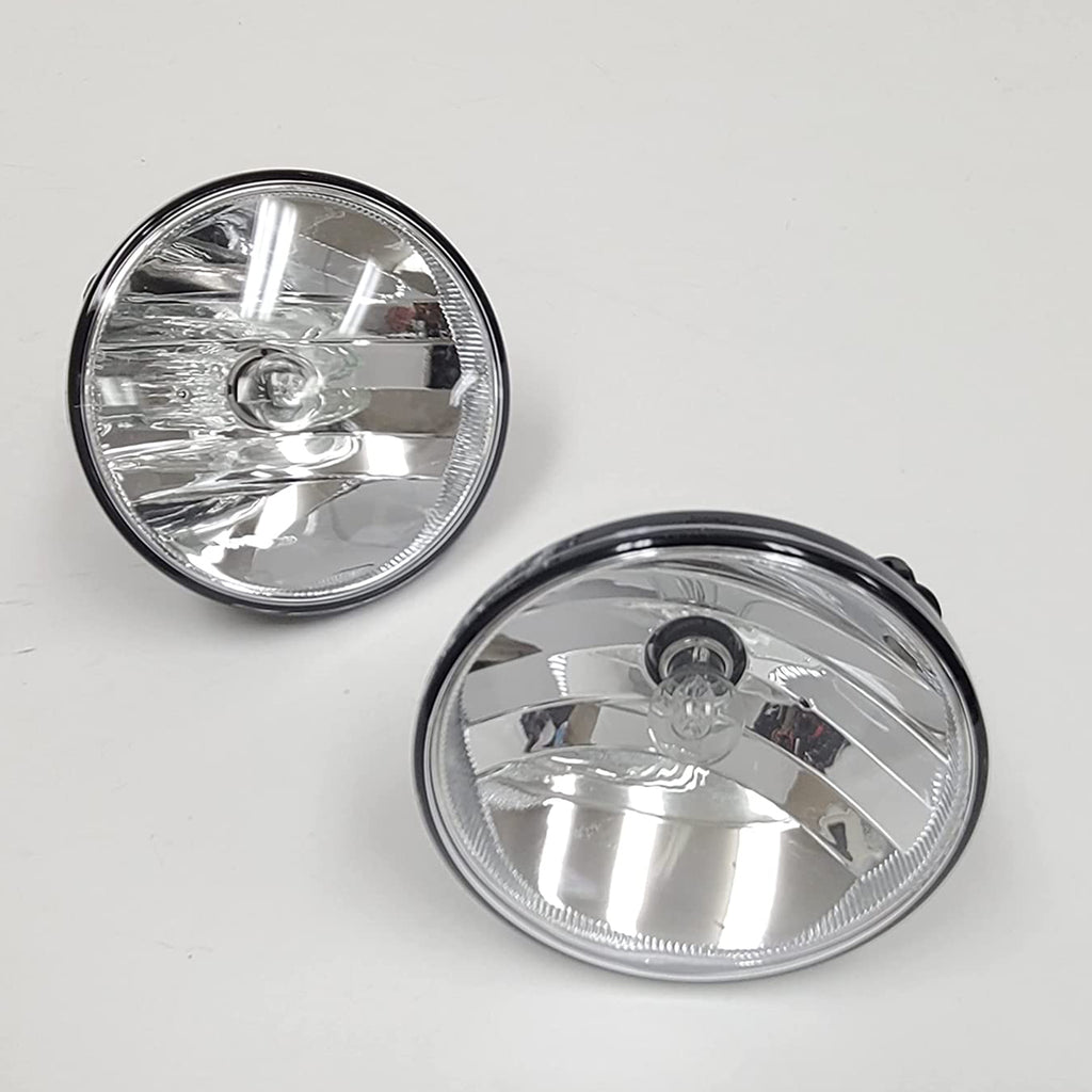 Clear Lens Fog Lights Kit For 2021-2022 Chevrolet Chevy Colorado with Wires Switch Chrome Bezel Relay OEM# 15839896, GM2590104,84750570 / 84750569,GM1039271 GM1038271