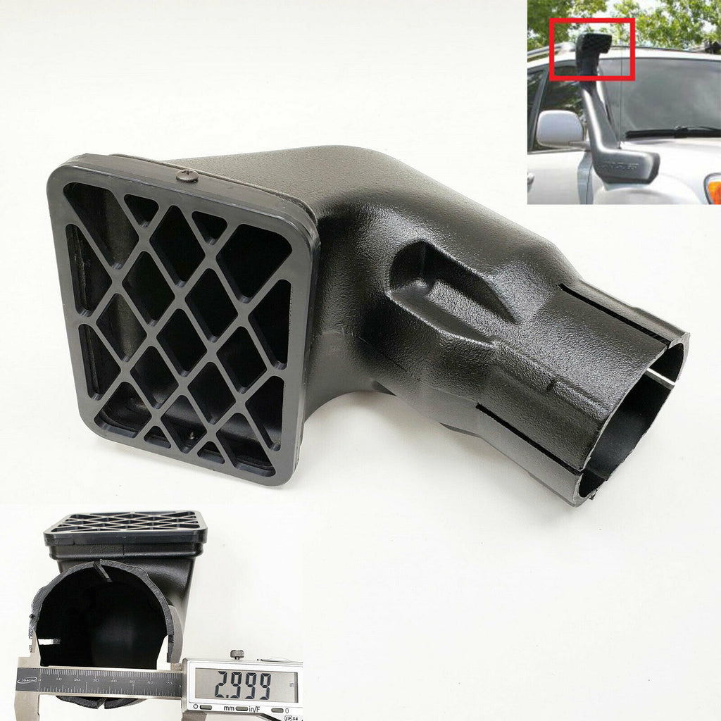 Universal Fit Ram Inlet Intake Snorkel Head 3" Inner Diameter Off Road 4x4 New