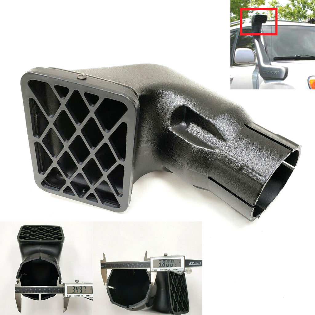 Universal Fit Ram Inlet Intake Snorkel Head 3.5" Inner Diameter Off Road 4x4 New