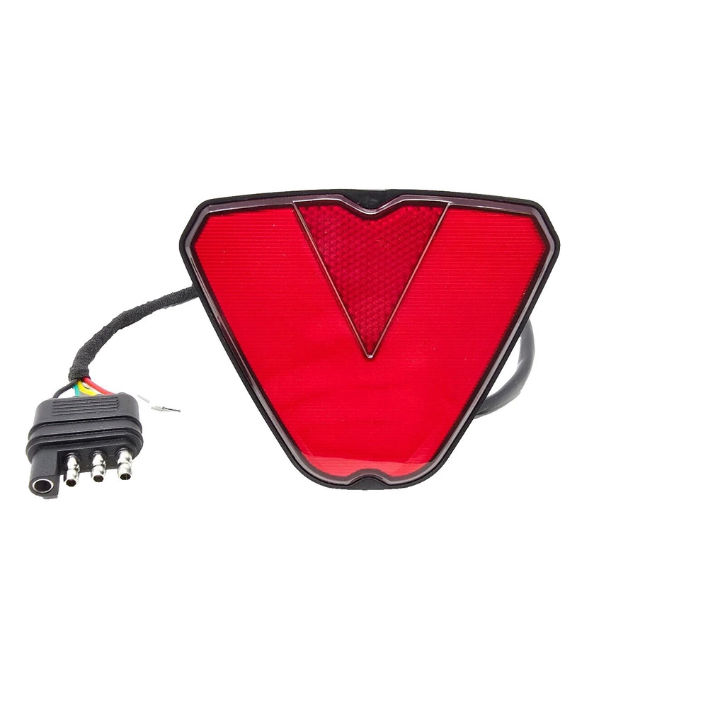 F1 Style Hitch Cover LED Brake Sequential Signal Light 2" Receiver Red Reflector Tow Truck Universal 4-in-1 Function - Sequential Signal/Brake/Reverse/Runing Light