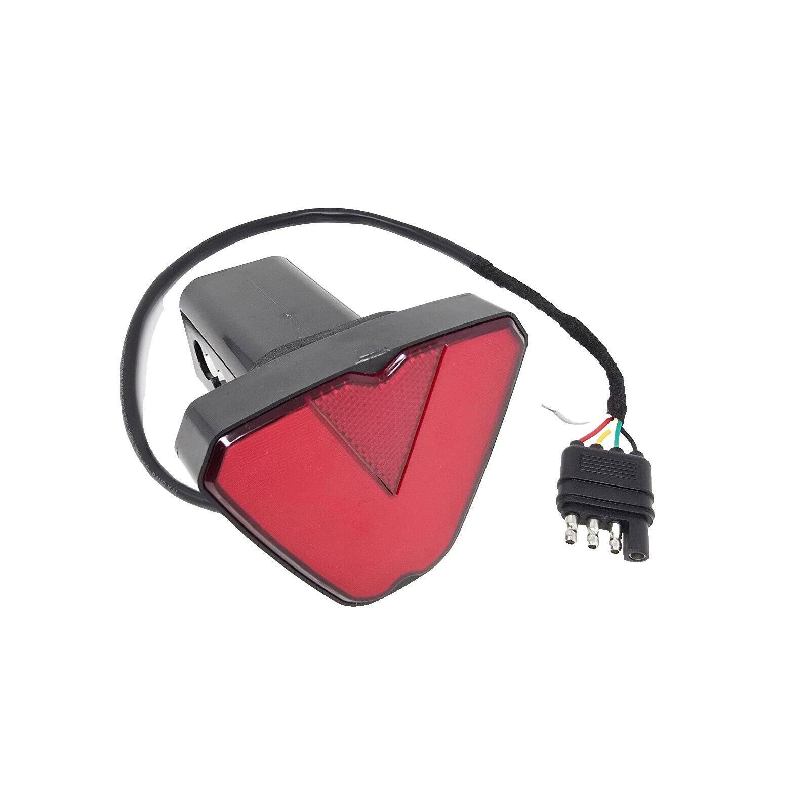 F1 Style Hitch Cover LED Brake Sequential Signal Light 2" Receiver Red Reflector Tow Truck Universal 4-in-1 Function - Sequential Signal/Brake/Reverse/Runing Light