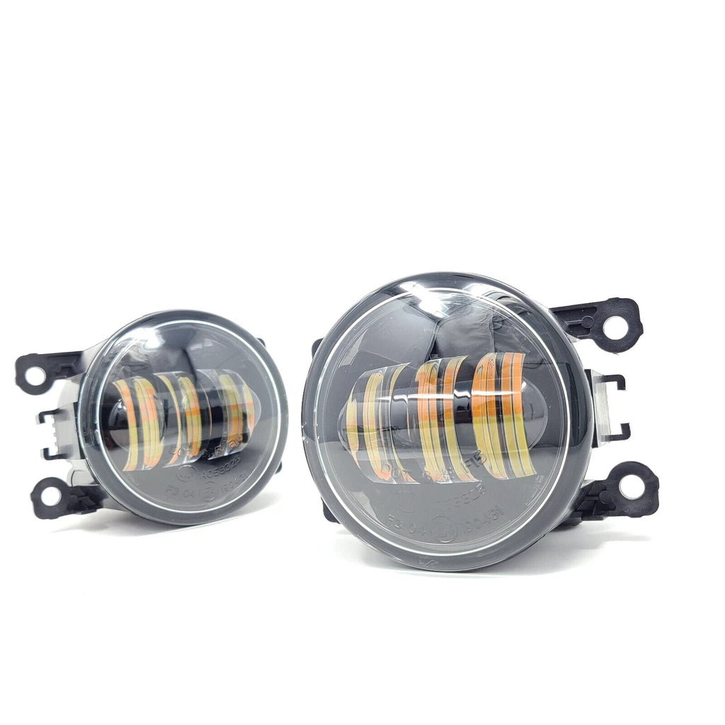 Clear Lens White / Amber LED Fog Lights Kit For 2007-2015 Lincoln Navigator with Wire Switch OEM# 33900STKA11 / 4F9Z15200AA / 26154-EA500 / 84501AJ00A,XR837532 / AC2592111 / 3225-2050B / 990E0-65J36-000 ﻿