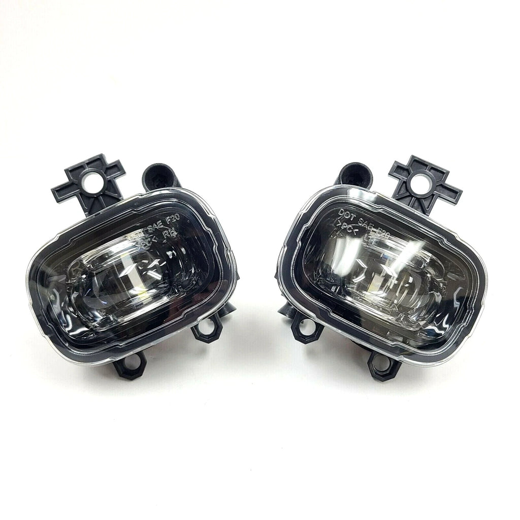 Clear Lens LED Fog Lights Kit For 2021-2023 Nissan Armada with Bezel Switch Wires Relay OEM# 26150-00Q0B / 26155-00Q0E