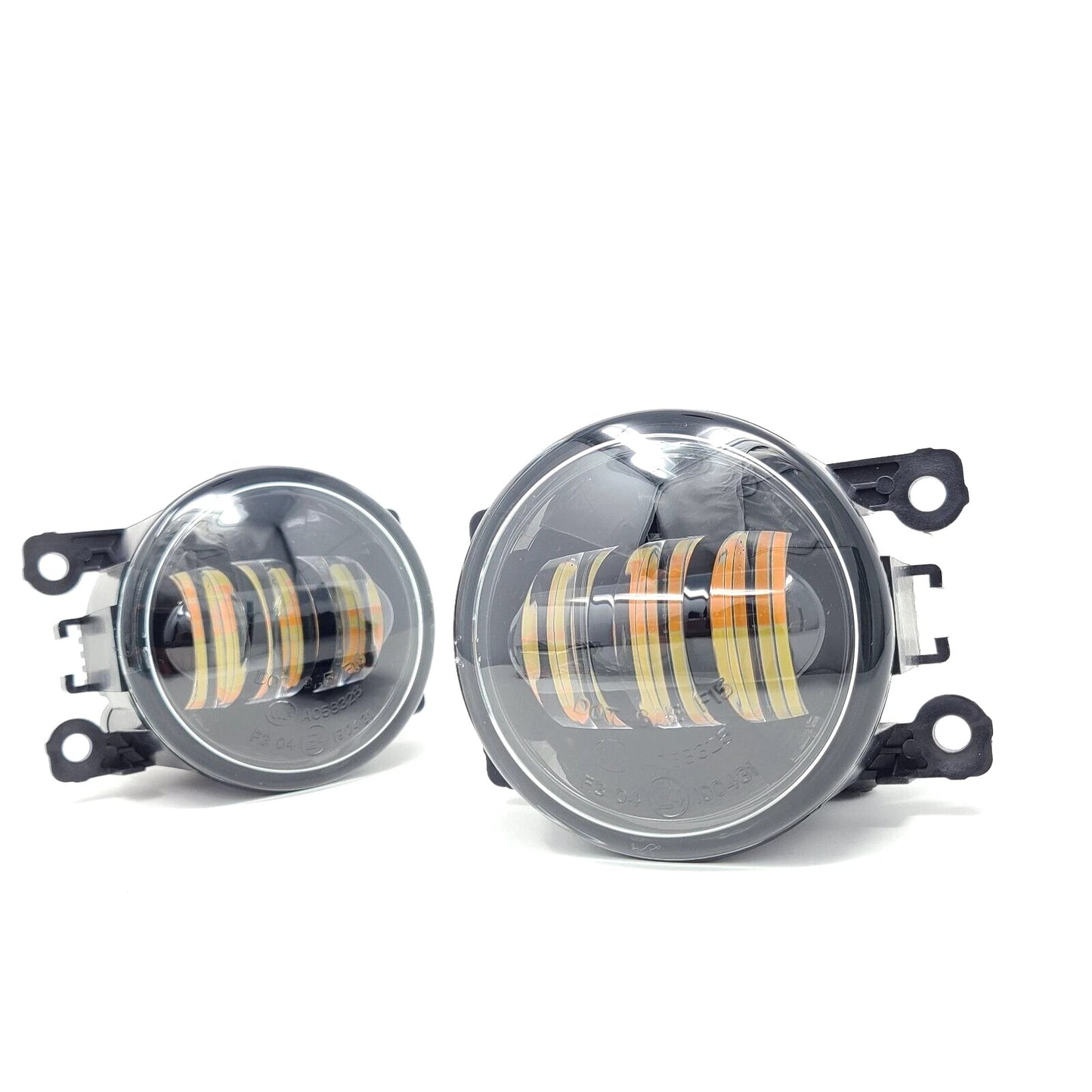 Clear Lens White / Amber LED Fog Lights Kit For 2008-2014 Ford Focus with Wire Switch OEM# 33900STKA11 / 4F9Z15200AA / 26154-EA500 / 84501AJ00A,XR837532 / AC2592111 / 3225-2050B / 990E0-65J36-000 ﻿