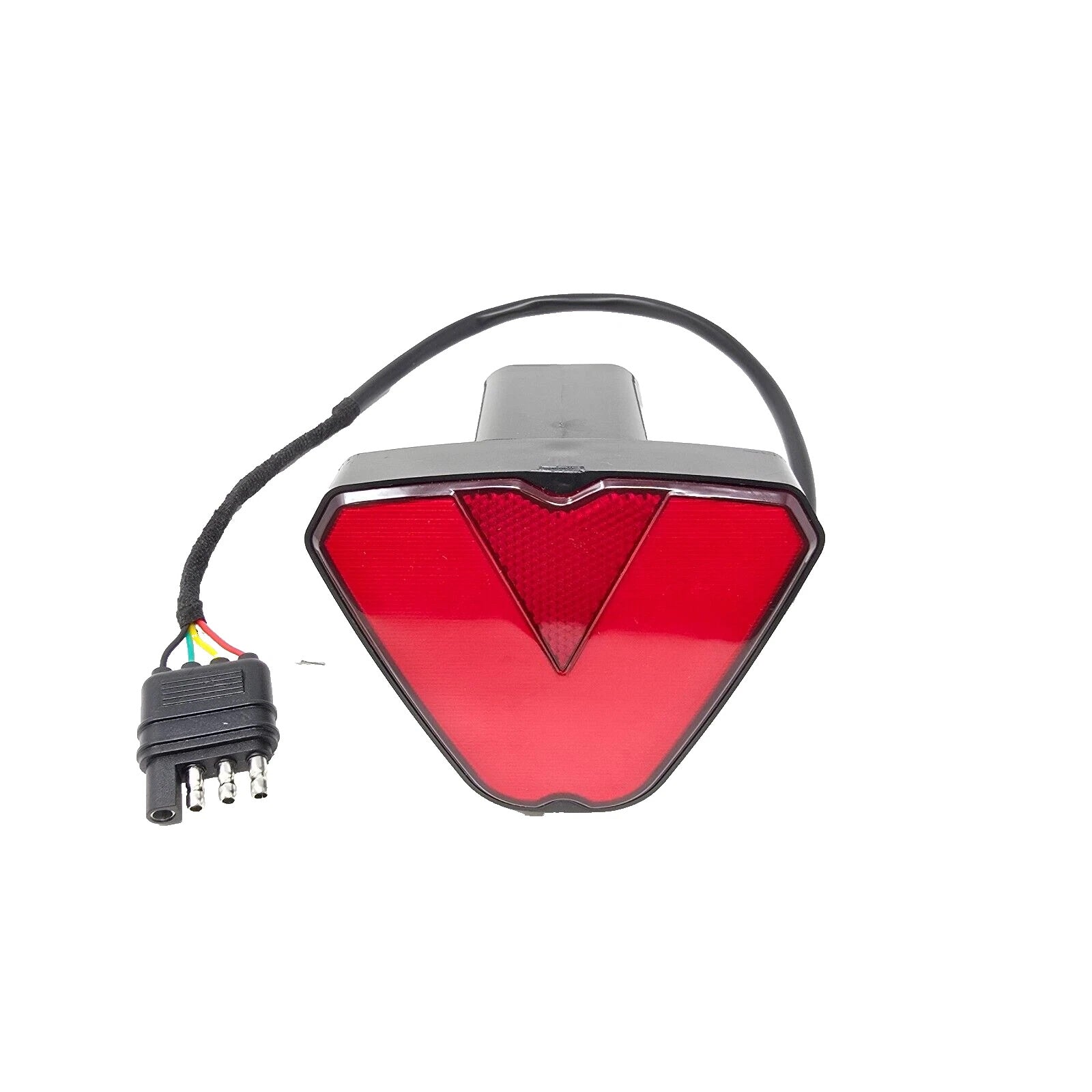 F1 Style Hitch Cover LED Brake Sequential Signal Light 2" Receiver Red Reflector Tow Truck Universal 4-in-1 Function - Sequential Signal/Brake/Reverse/Runing Light
