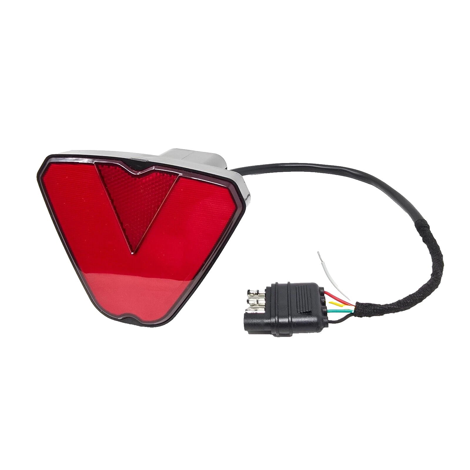 F1 Style Hitch Cover LED Brake Sequential Signal Light 2" Receiver Red Reflector Tow Truck Universal 4-in-1 Function - Sequential Signal/Brake/Reverse/Runing Light