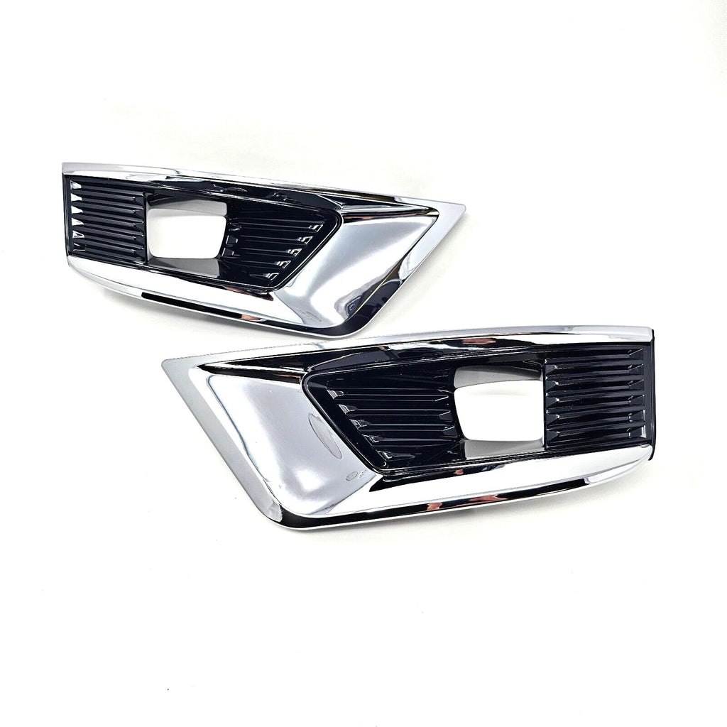 Clear Lens LED Fog Lights Kit For 2021-2023 Nissan Armada with Bezel Switch Wires Relay OEM# 26150-00Q0B / 26155-00Q0E