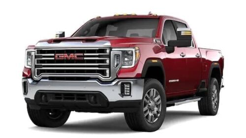Clear Lens LED Fog Lights Kit For 2020 2021 2022 2023 GMC Sierra 2500HD 3500HD Base SLE SLT with Bezels Wires Switch Relay OEM#84513247, 84513246 GM2593331, GM2592331