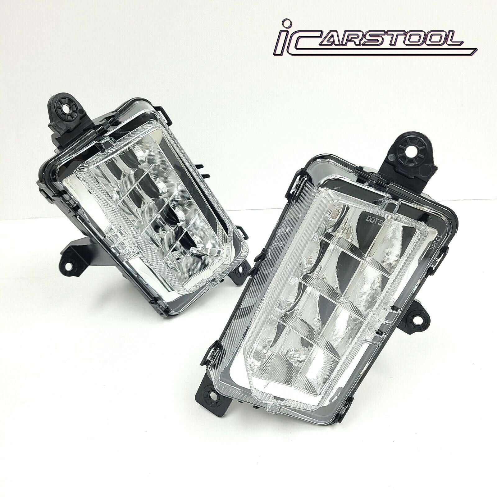 Clear Lens LED Fog Lights Kit For 2021 2022 2023 GMC Yukon /Yukon XL with Switch Wire Bezel OEM# 84513247 / 84513246 / 84739476 / 84739475 GM2593331 / GM2592331 /&nbsp;GM2593335 / GM2592335