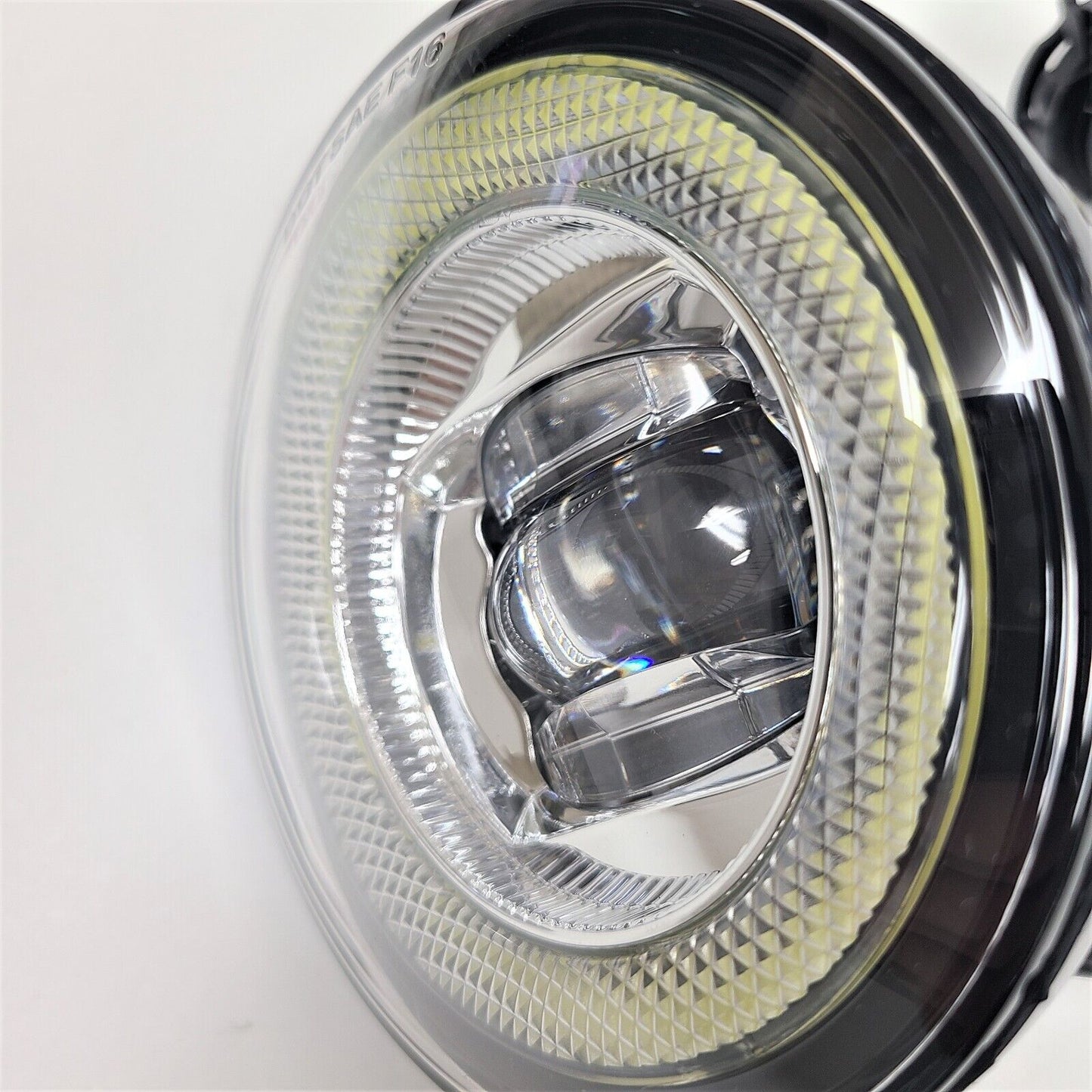 Clear Lens LED Fog Driving Lights Kit Halo For 2007-2014 GMC Yukon XL 1500 / 2500 Denali with Wires Switch