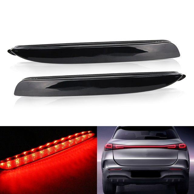 2x Black Smoked Lens LED Bumper Reflector Tail Brake Light  with 2010 2011 2012 2013 Mazda3 MAZDASPEED3 JDM Mazda3 / Axela Sport/Sedan/Mazdaspeed BL5FW BLEAW BLEFW