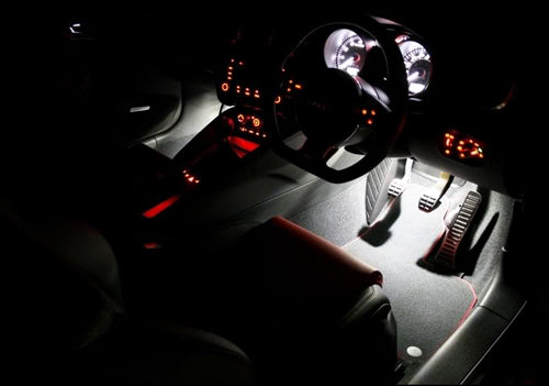 White Exact Fit LED Lamps For Mercedes Side Door, Foot Area, Vanity, Trunk Light