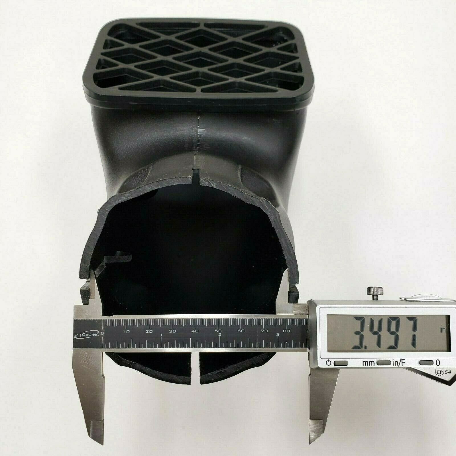 Universal Fit Ram Inlet Intake Snorkel Head 3.5" Inner Diameter Off Road 4x4 New
