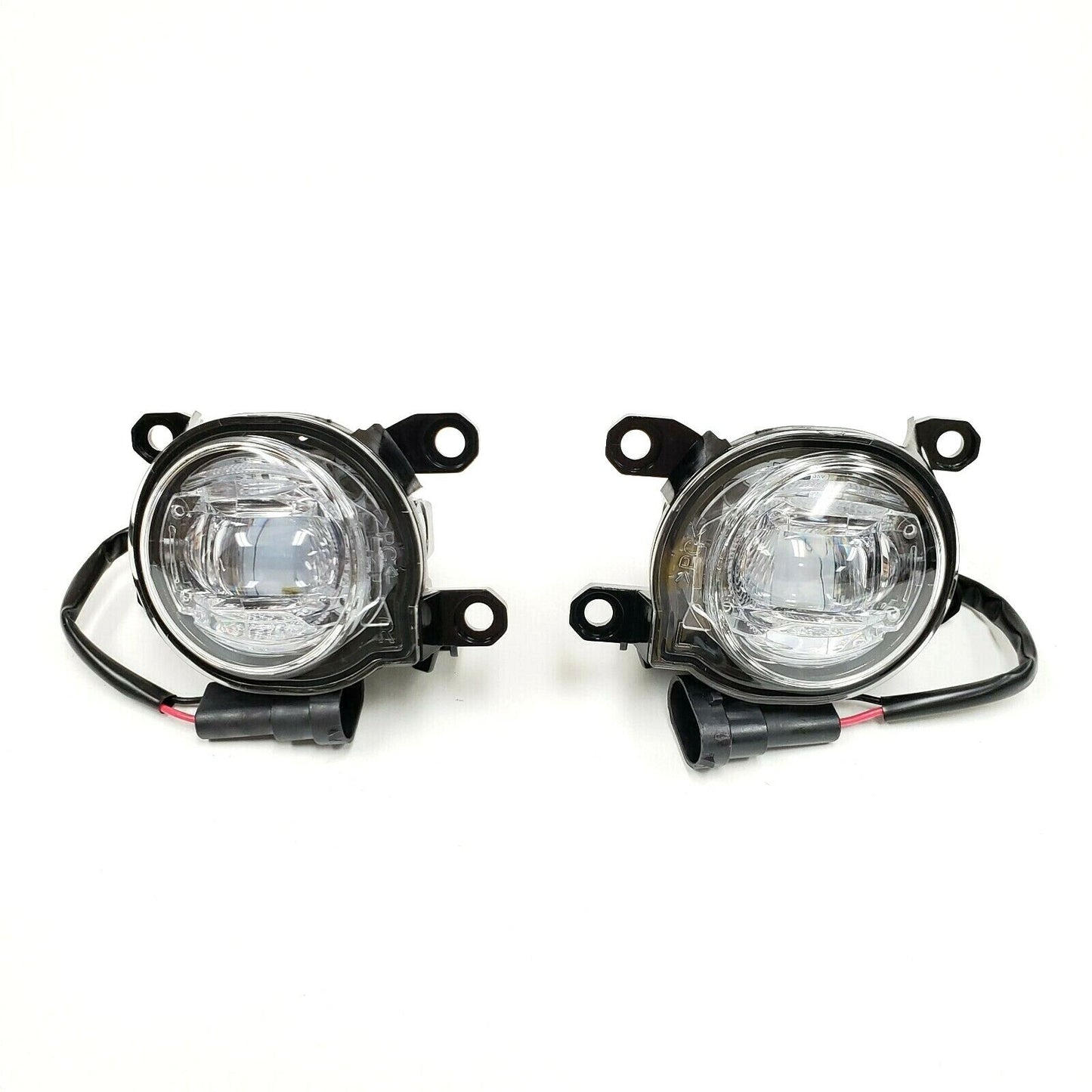 Built-in LED Fog Lights  For 2020 2021 Toyota CHR C-HR (OE Style Clear Lens with Bezels, Bracket, Switch, Wires)