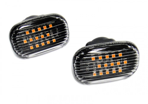 2x Clear Lens Amber LED Signal Side Marker Lights For 1993 - 1998 Toyota Supra/1994 - 2005 Toyota Celica/2000 - 2006 Toyota MR2 Spyder