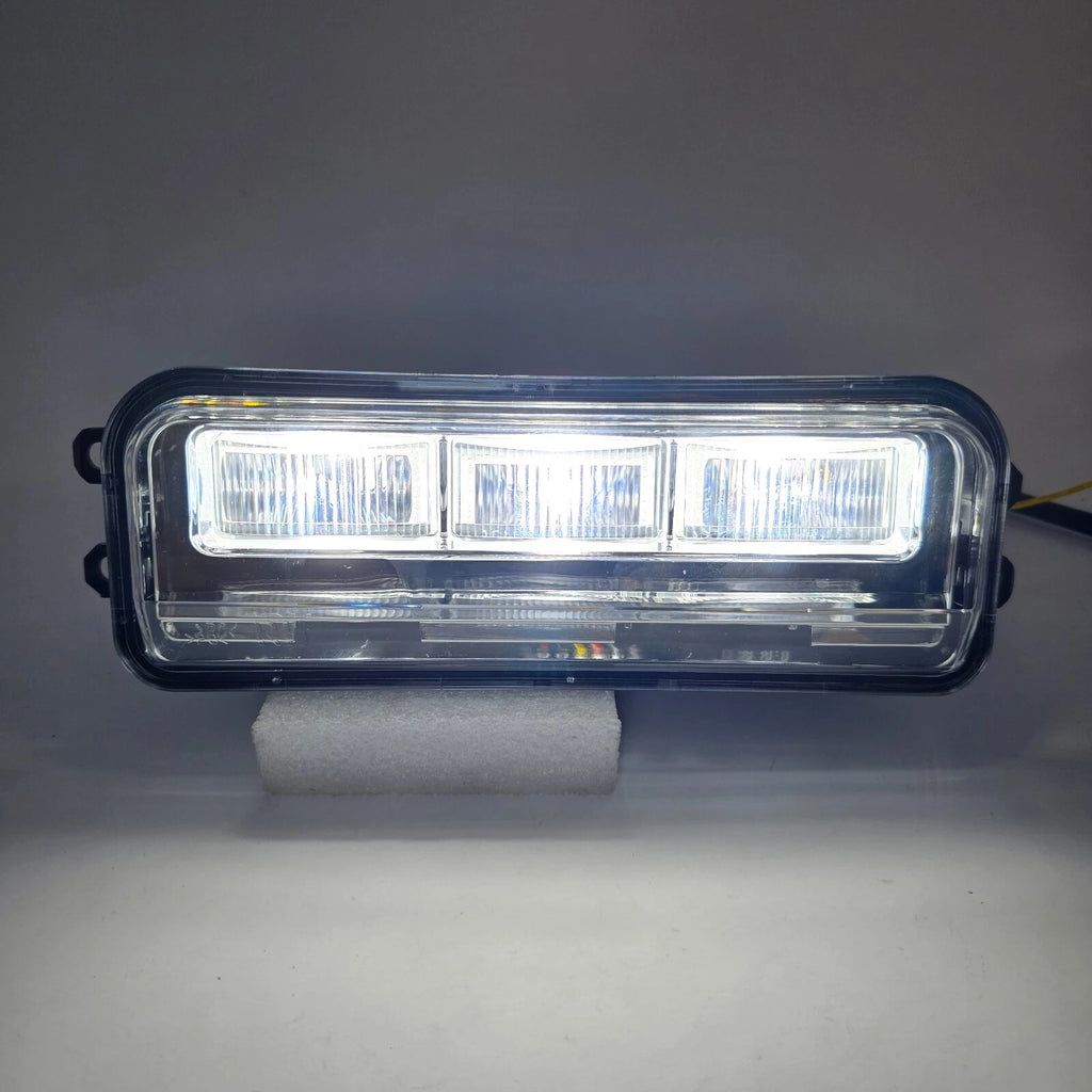 Clear Lens LED Fog Light Kit For 2024-2025 Toyota Tacoma with Wires Switch Relay Dual-Colors With Additional Signal Light Function