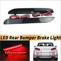 2x Smoked LENS Bumper Reflector LED Tail Brake Lights For 2011-2013 Toyota Sienna LE SE XLE