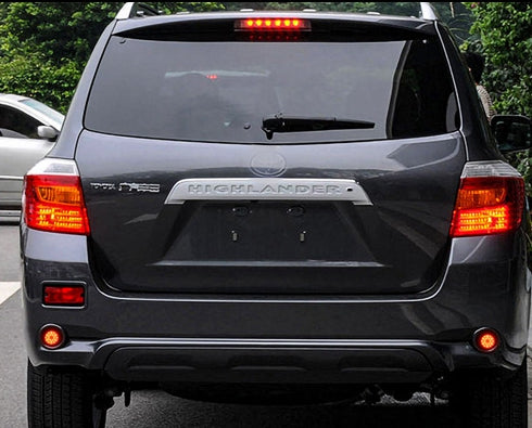 Smoke Lens LED Rear Bumper Stop Brake Light Lamp For 2008-2010 Toyota Highlander OEM# 81910-89105, 81910-0E030; TO2830103