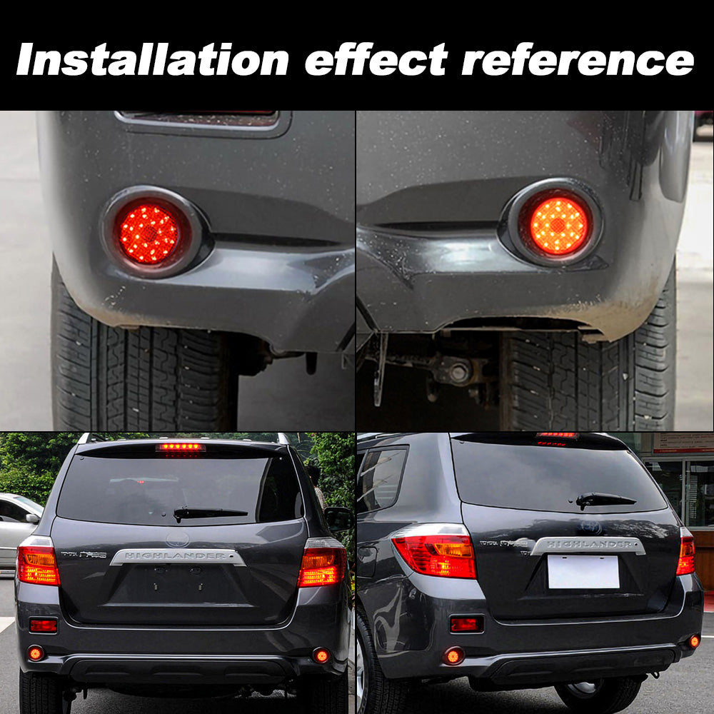 Smoke Lens LED Rear Bumper Stop Brake Light Lamp For 2013 - 2016 Mitsubishi ASX OEM# 81910-89105, 81910-0E030; TO2830103