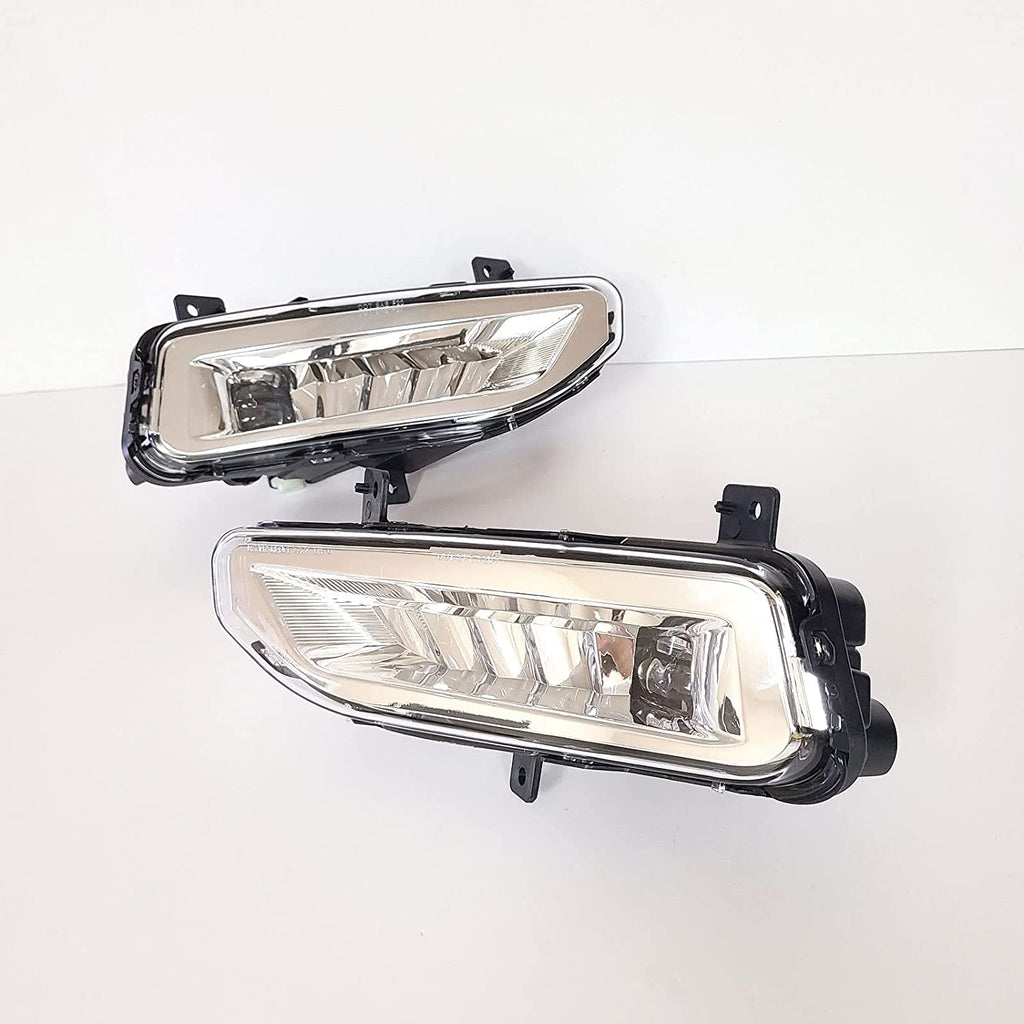 Clear Lens LED Fog Lights Kit For 2022-2025 Nissan Frontier with Wires Switch Relay 6000K White OEM#261558995A, 261508995A NI2592139, NI2593139