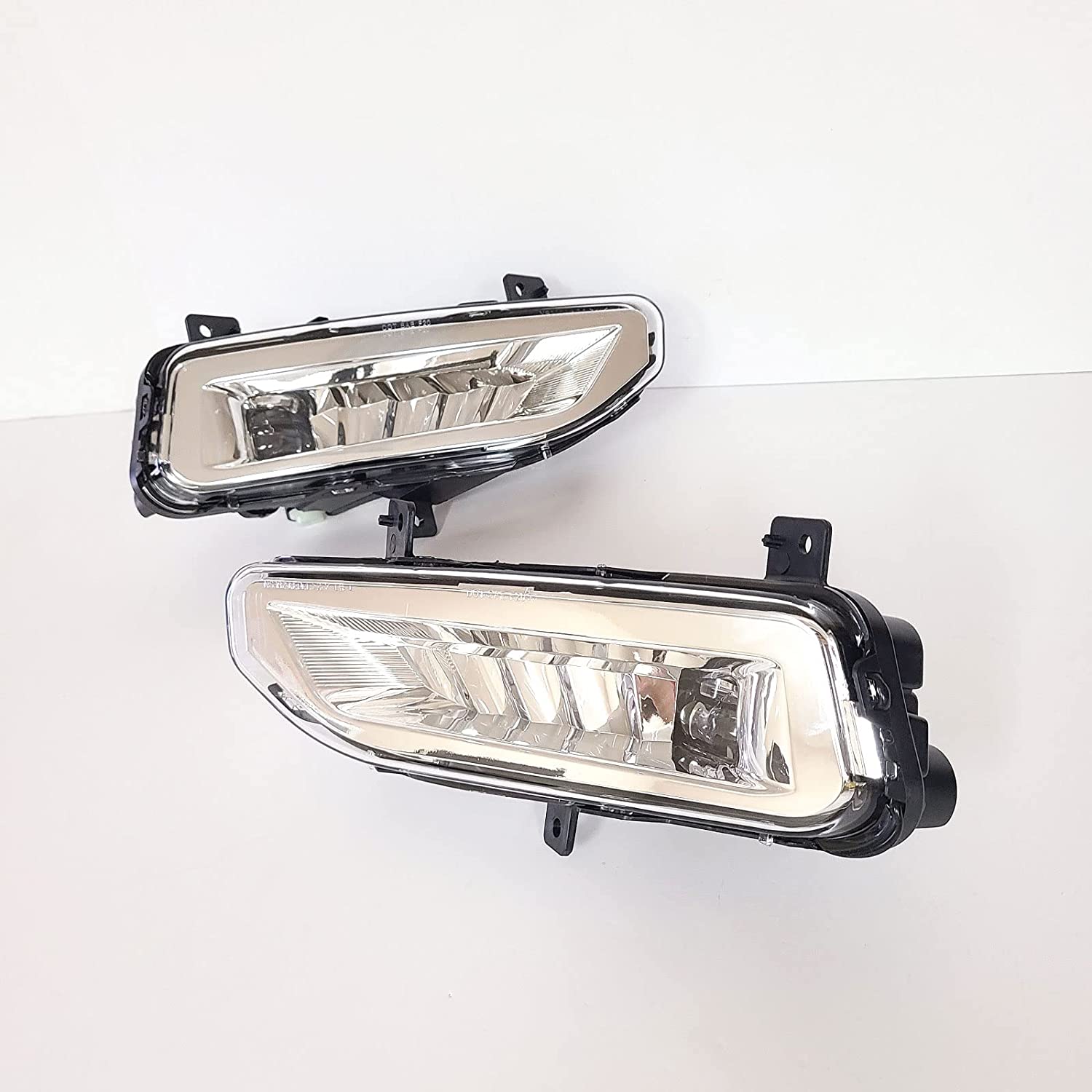 Clear Lens LED Fog Lights Kit For 2022-2025 Nissan Frontier with Wires Switch Relay 6000K White OEM#261558995A, 261508995A NI2592139, NI2593139
