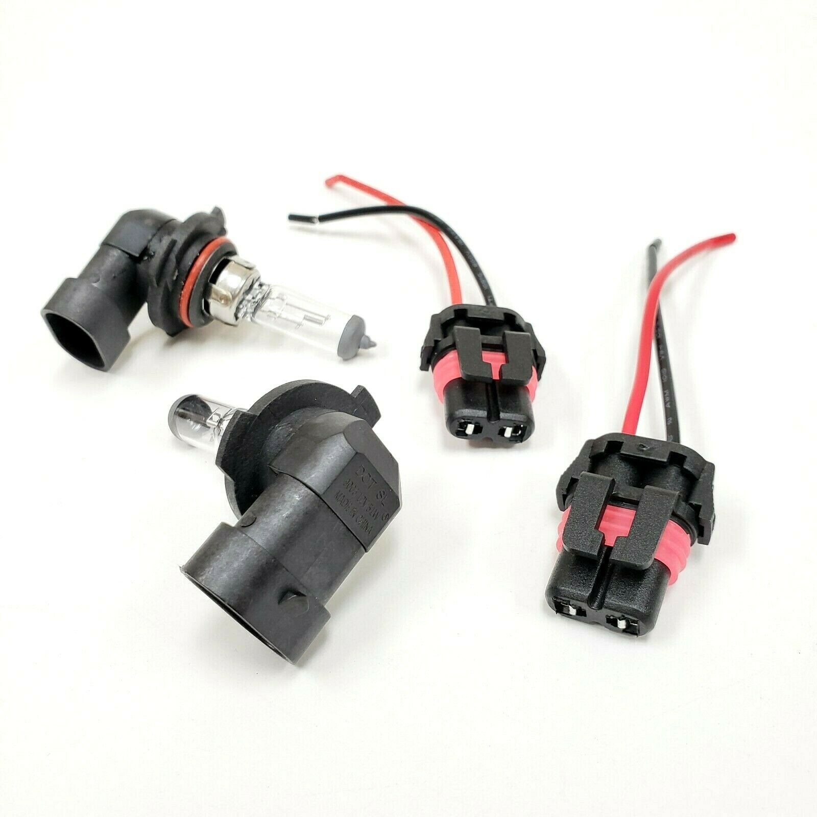 Fog Lights  For 1998-2007 Toyota Land Cruiser (OE Style Clear Lens with Adapter Plugs, Bulb) OE#TO2592101 / TO2593101, 81220-60042 / 81210-60122