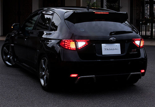 2x Smoke Lens LED Rear Bumper Stop Brake Light For 2008-2014 Subaru Impreza WRX STI