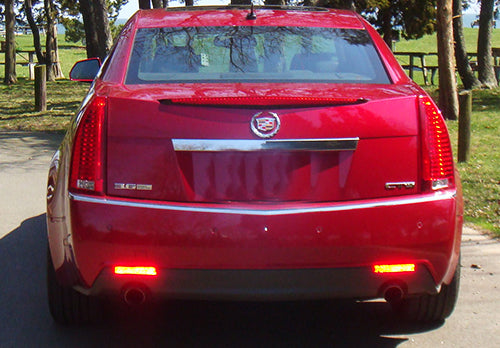 2x Red Lens LED Bumper Reflector Tail Brake Light For 2008-2012 Buick Enclave OEM#25805313, 16517435,GM2830101, 25805313