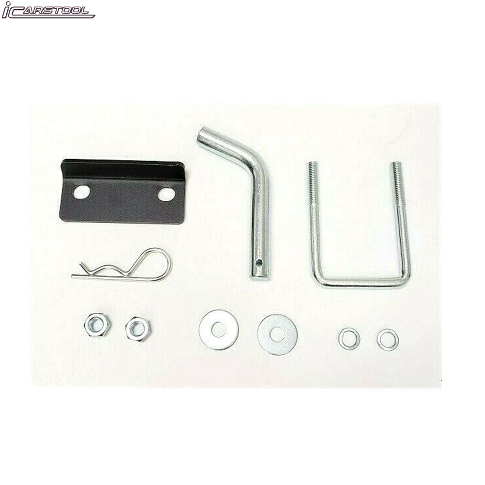 Universal Truck Trailer Rear Bumper Guard 36" Length x 3" Height x 4" Width Steel Towing Hitch Step Bar 2" Receiver Chrome 4" Oval Curved