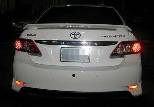 2x Red Len LED Bumper Brake Light Lamps For 2011 2012 2013 Toyota Corolla